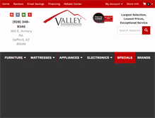 Tablet Screenshot of myvalleyfurniture.com